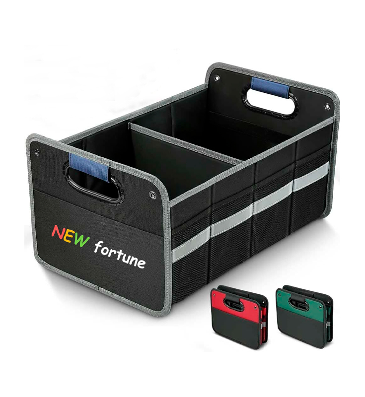 K-02 Összecsukható többrekeszes csomagtartó táska bármilyen autóhoz