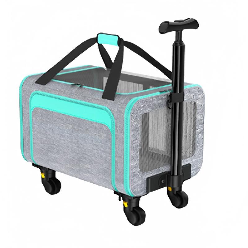 Bővíthető Oxford kisállat hordtáska teleszkópos fogantyúval