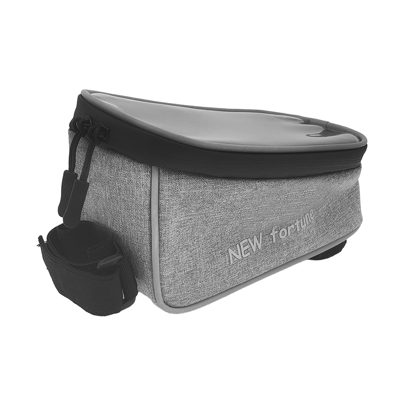 BI-07 Könnyen felszerelhető szürke, vízálló kerékpártároló táska